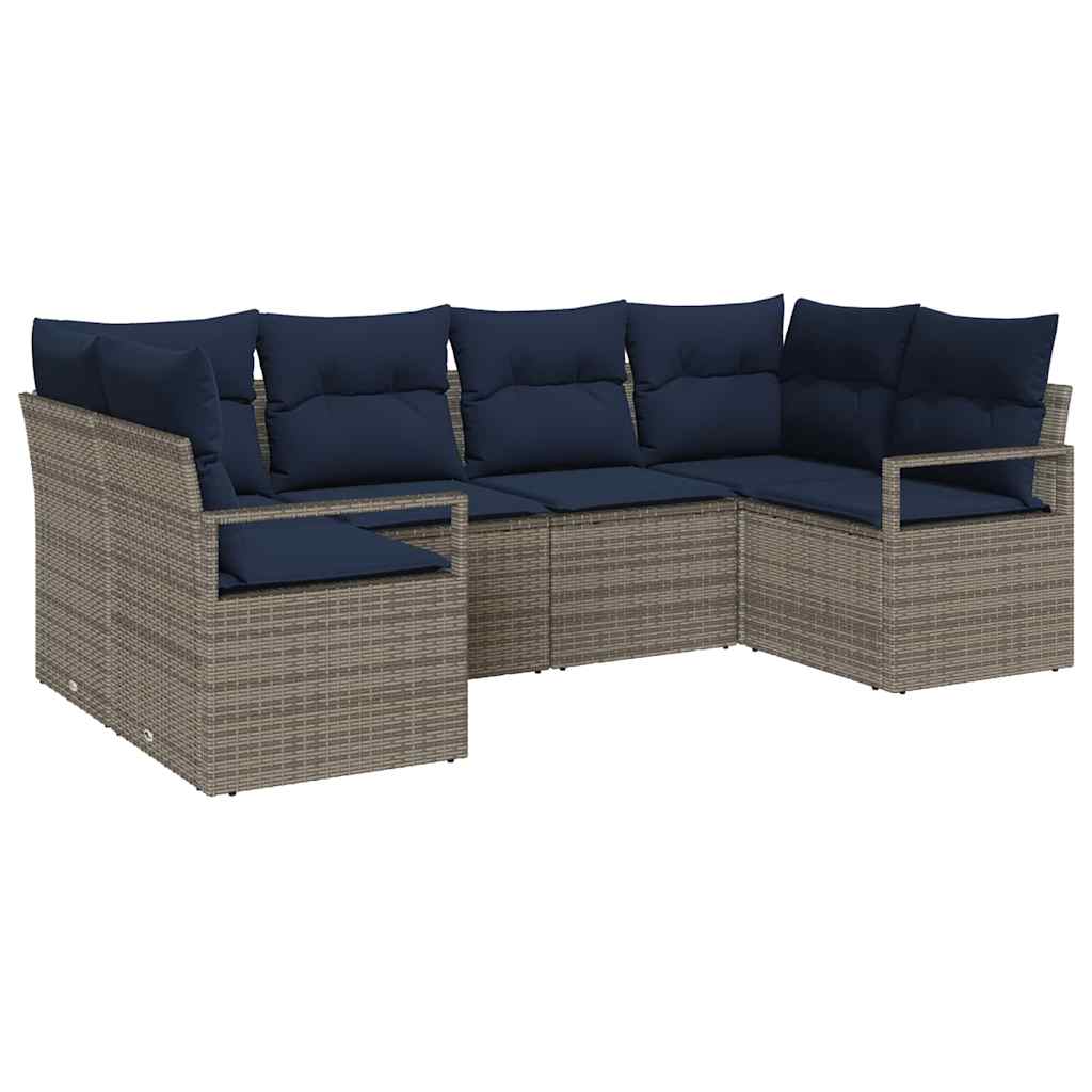 Set sofe s jastukom 6 pcs Siva Poli Ratan