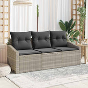 Set sofe s jastukom 3 pcs Svjetlosiva poliratan