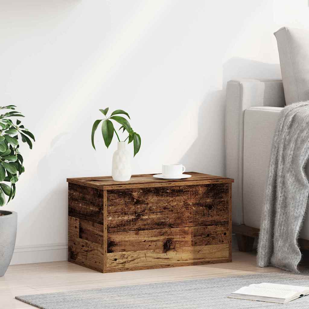 Kutija za spremanje s pohranom Staro drvo 60 x 35 x 35 cm
