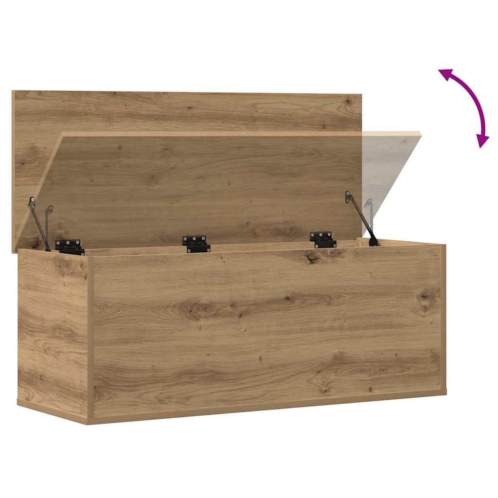 Kutija za spremanje s pohranom Umjetnički hrast 90 x 35 x 35 cm