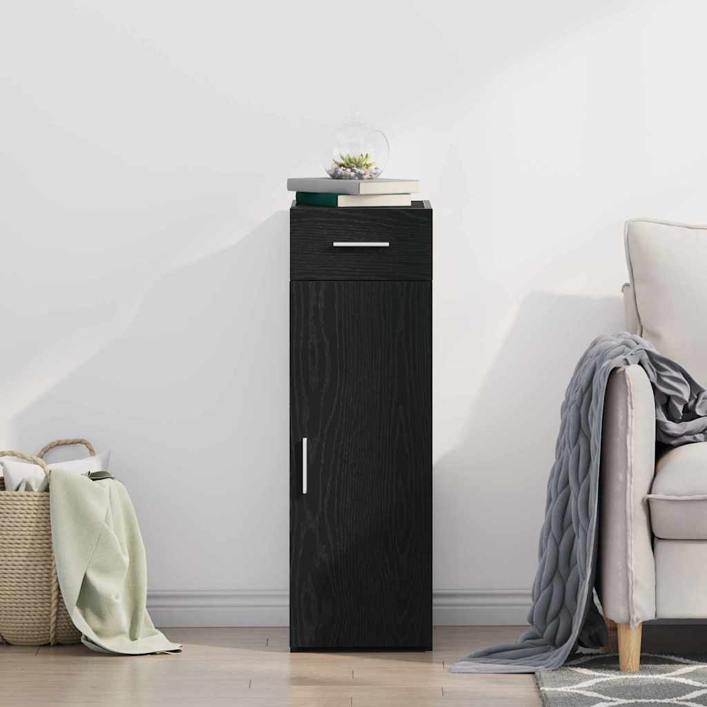 Kreveta s ladicama Crni hrast 30 x 42,5 x 93 cm