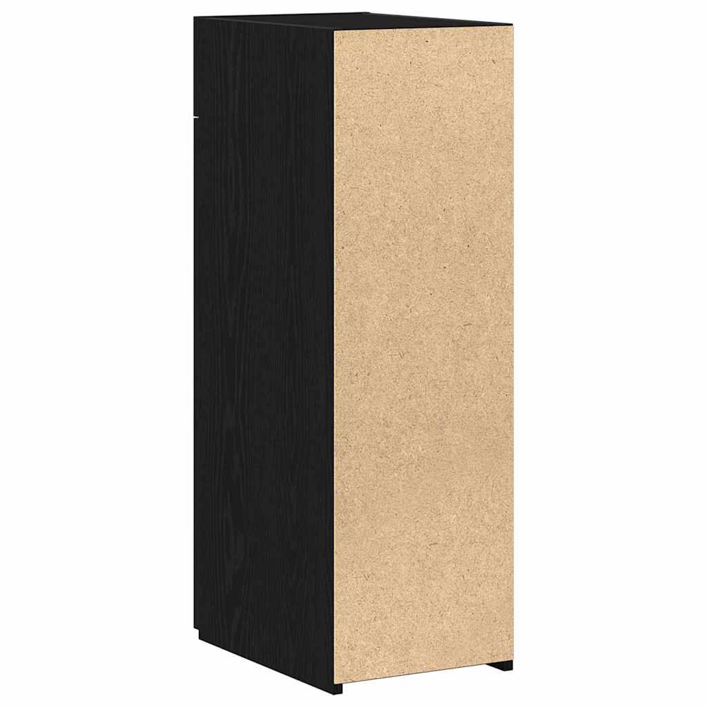 Kreveta s ladicama Crni hrast 30 x 42,5 x 93 cm
