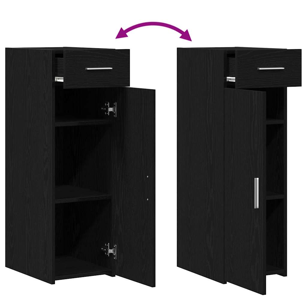 Kreveta s ladicama Crni hrast 30 x 42,5 x 93 cm