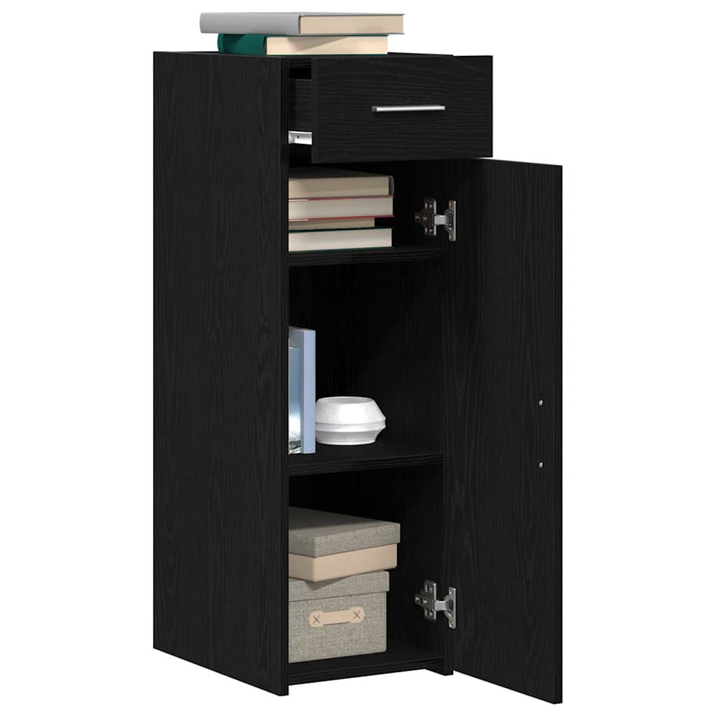 Kreveta s ladicama Crni hrast 30 x 42,5 x 93 cm