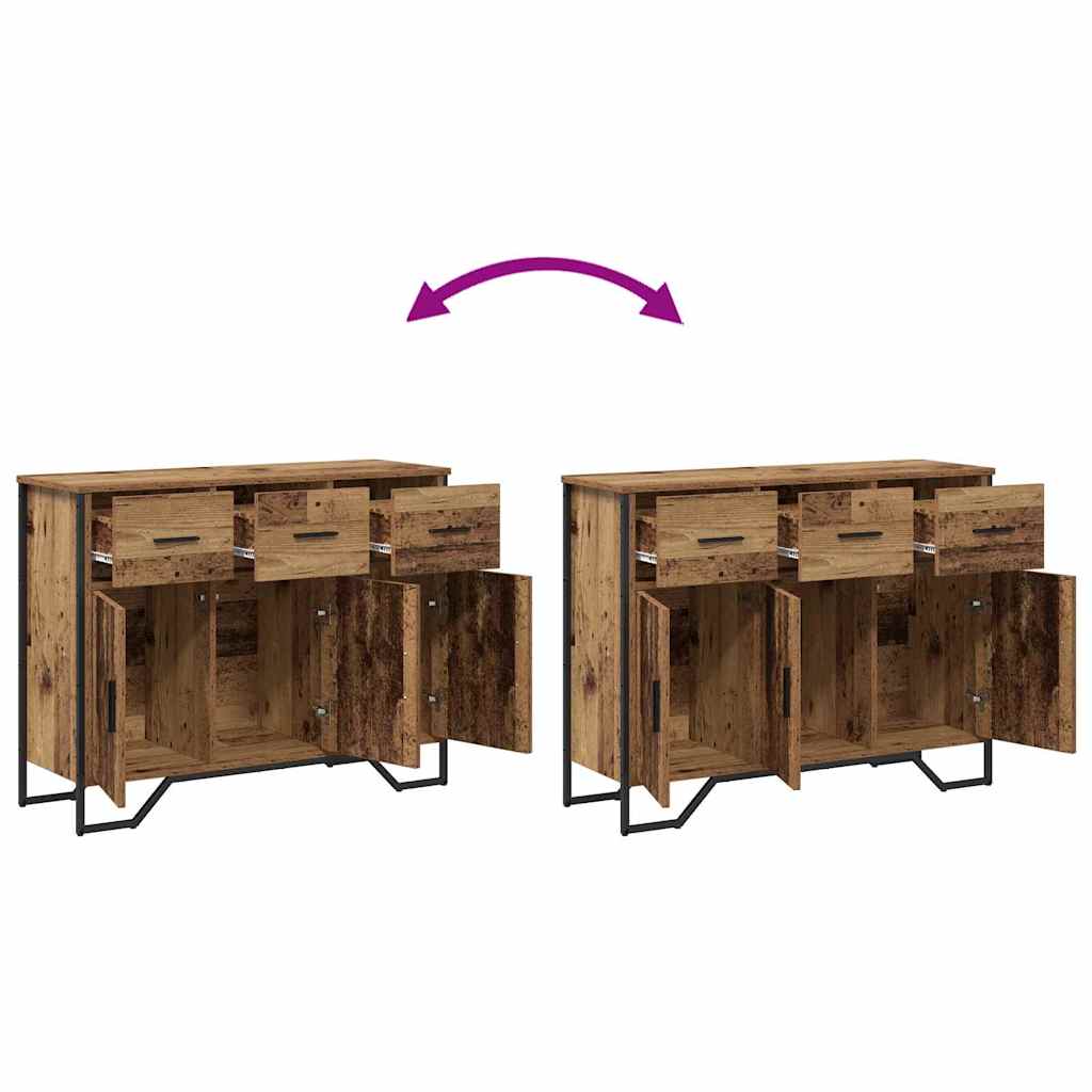 Kreveta s ladicama Staro drvo 97 x 32,5 x 74,5 cm