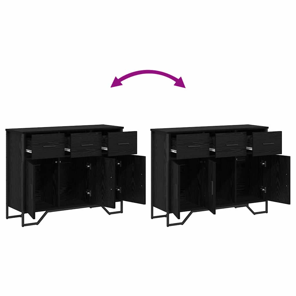 Kreveta s ladicama Crni hrast 97 x 32,5 x 74,5 cm