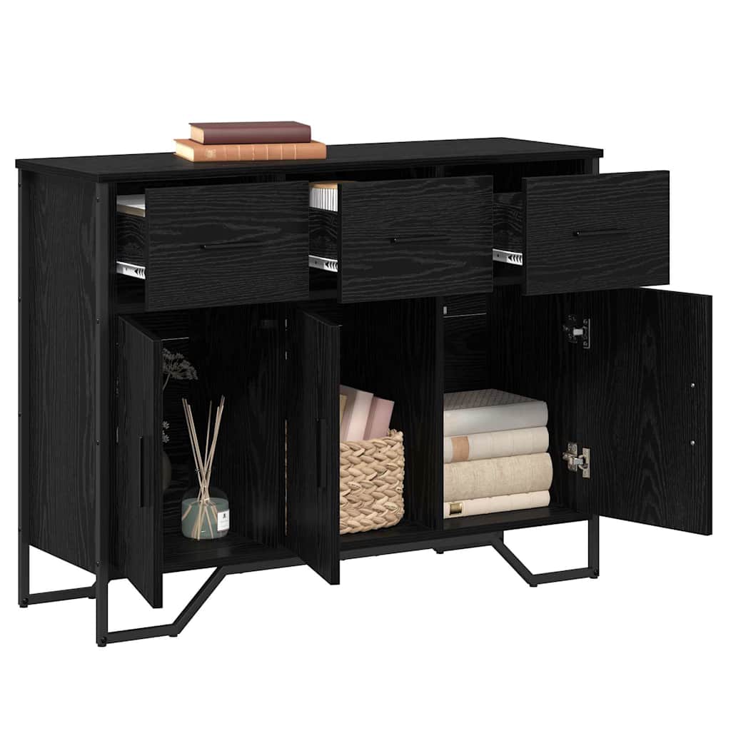 Kreveta s ladicama Crni hrast 97 x 32,5 x 74,5 cm