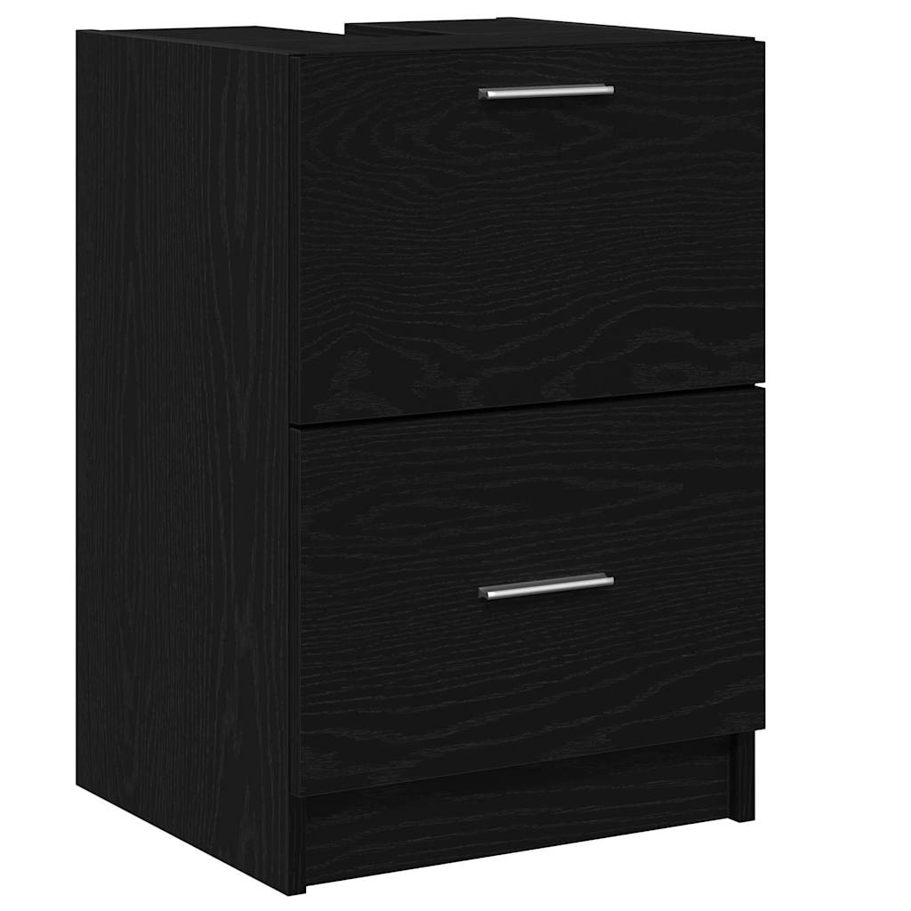 Kupaonski ormar Crni hrast 40 x 37 x 59 cm Konstruirano drvo