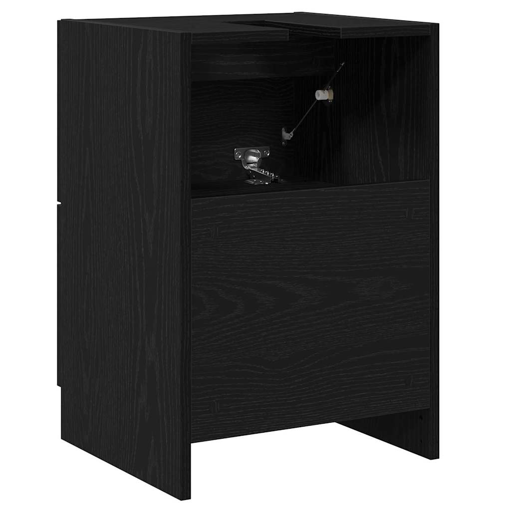 Kupaonski ormar Crni hrast 40 x 37 x 59 cm Konstruirano drvo