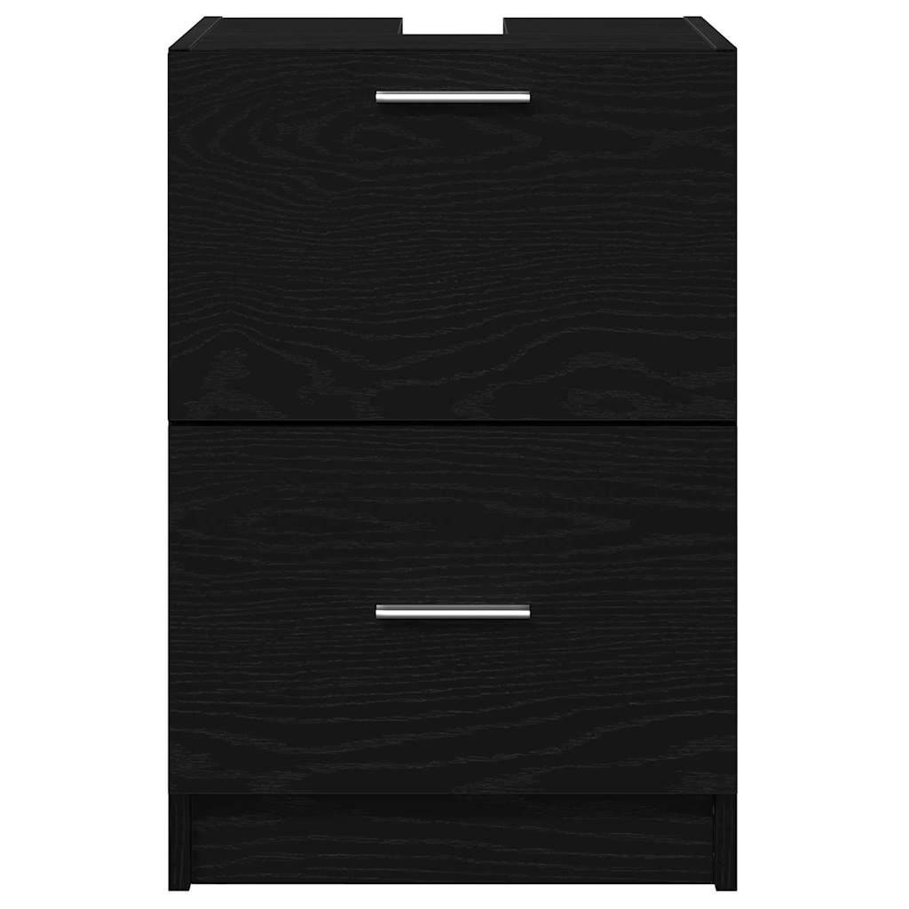 Kupaonski ormar Crni hrast 40 x 37 x 59 cm Konstruirano drvo