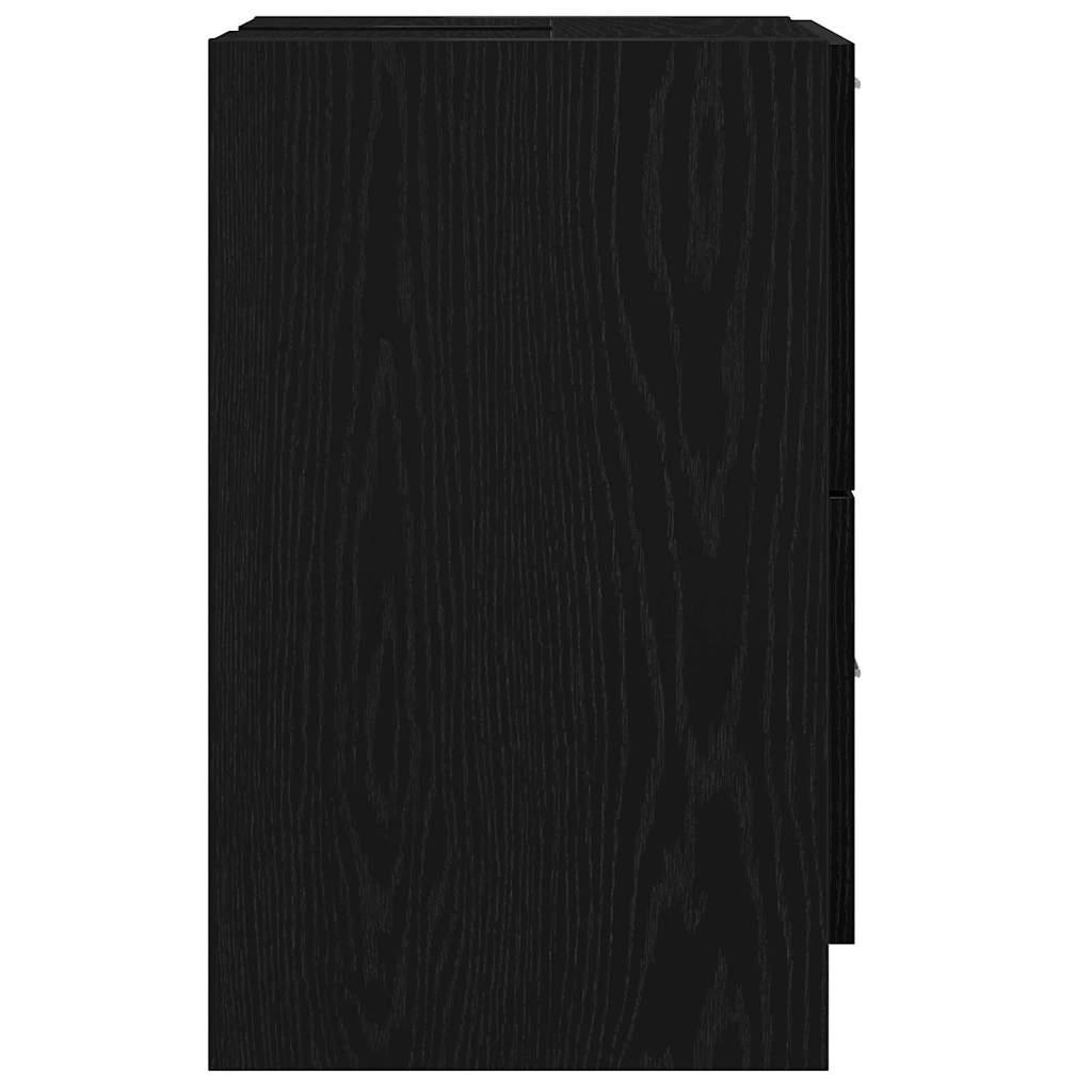 Kupaonski ormar Crni hrast 40 x 37 x 59 cm Konstruirano drvo