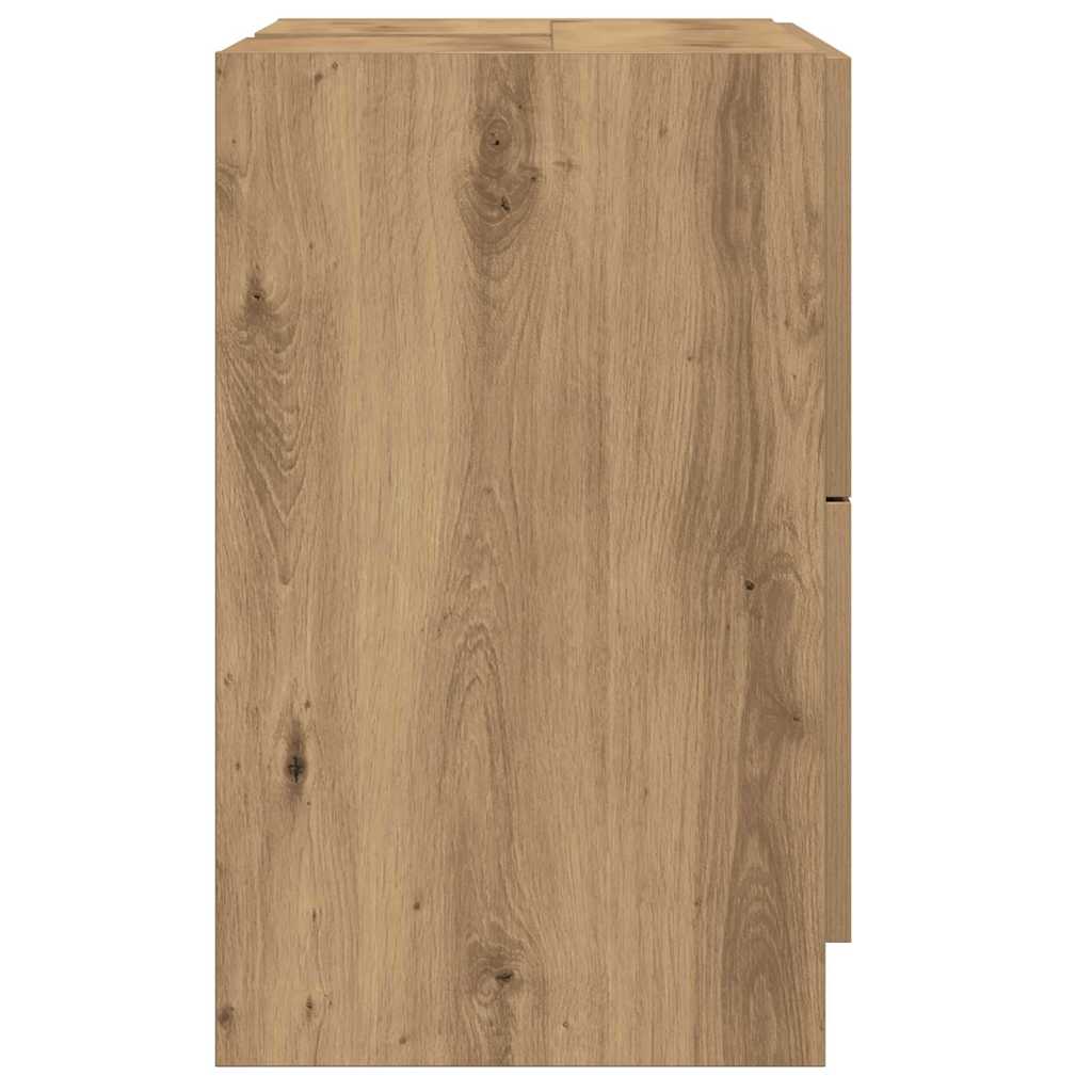 Kupaonski ormar s ladicama Umjetnički hrast 59 x 37 x 59 cm