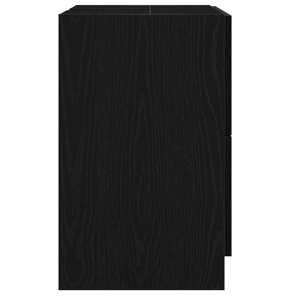 Kupaonski ormar Crni hrast 59 x 37 x 59 cm Konstruirano drvo