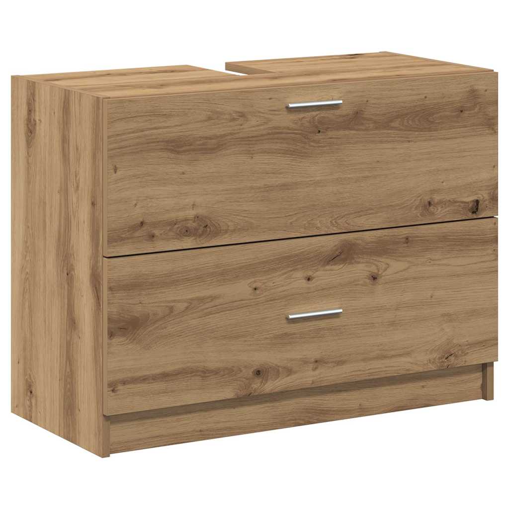 Kupaonski ormar s ladicama Umjetnički hrast 78 x 37 x 59 cm