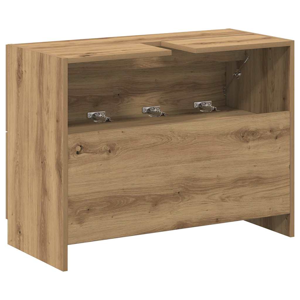 Kupaonski ormar s ladicama Umjetnički hrast 78 x 37 x 59 cm
