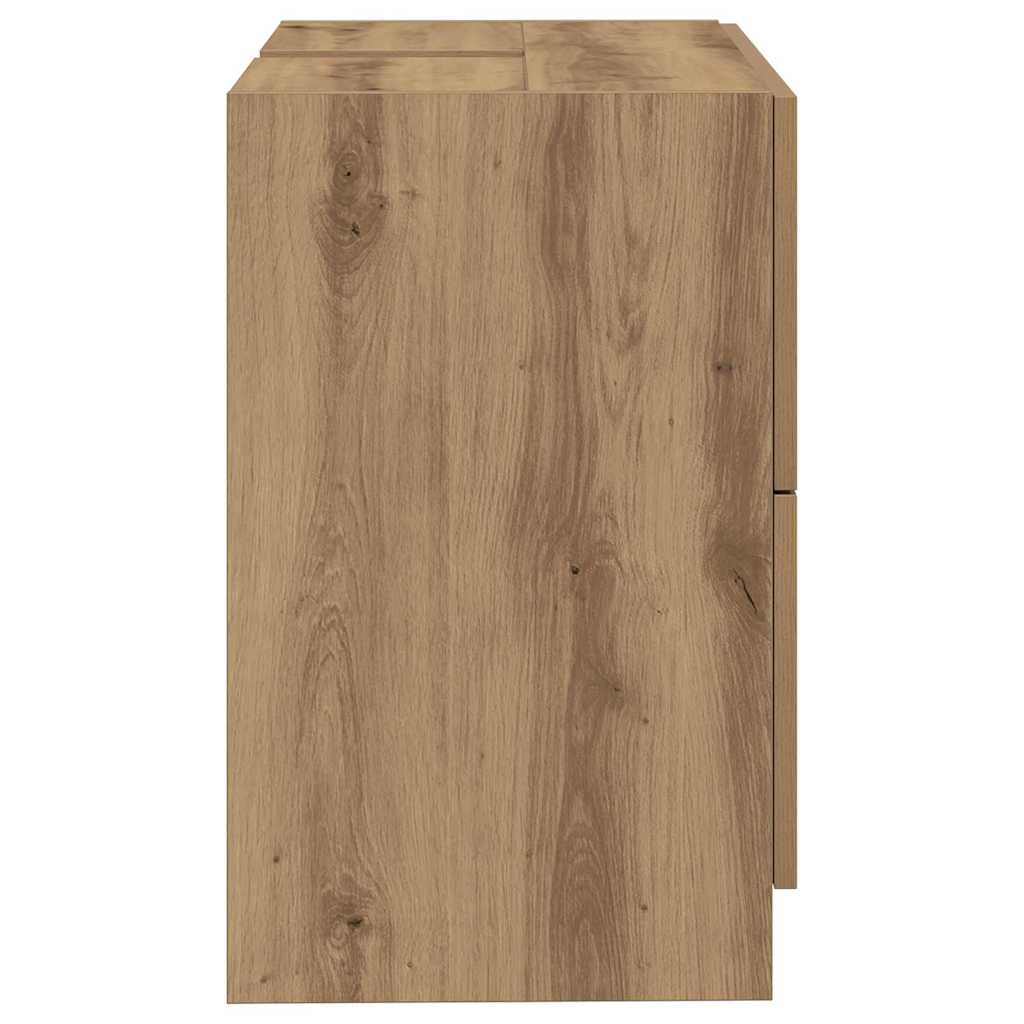 Kupaonski ormar s ladicama Umjetnički hrast 78 x 37 x 59 cm