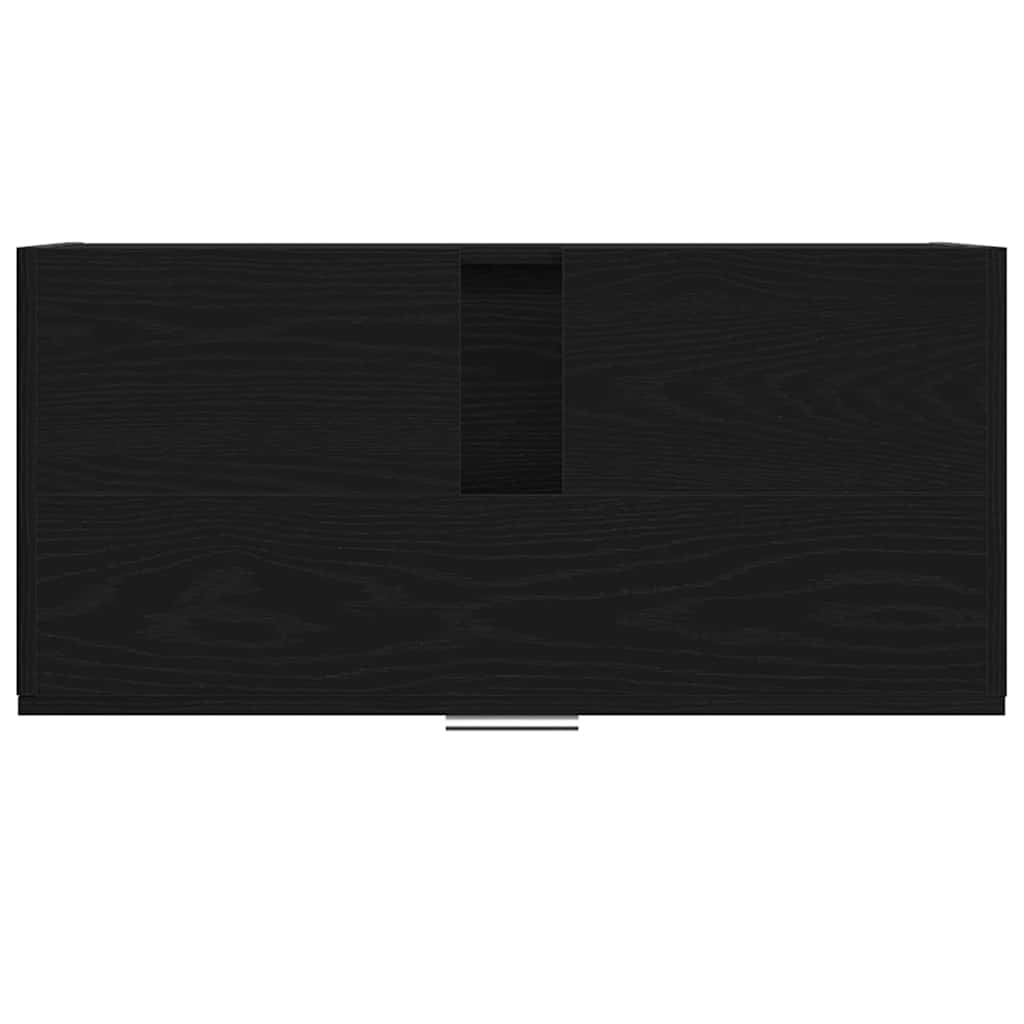 Kupaonski ormar Crni hrast 78 x 37 x 59 cm Konstruirano drvo