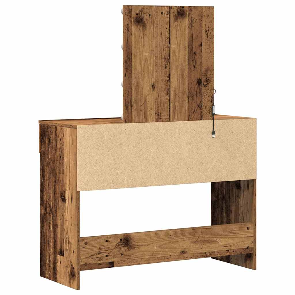 Toaletni stol Staro drvo 100 x 40 x 130 cm Konstruirano drvo
