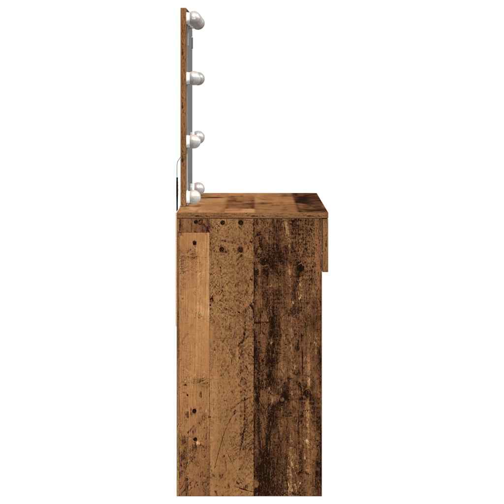 Toaletni stol Staro drvo 100 x 40 x 130 cm Konstruirano drvo