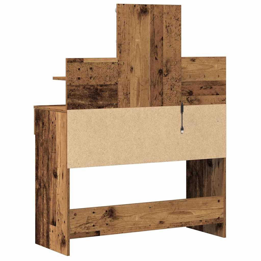 Toaletni stol Staro drvo 100 x 40 x 130 cm Konstruirano drvo