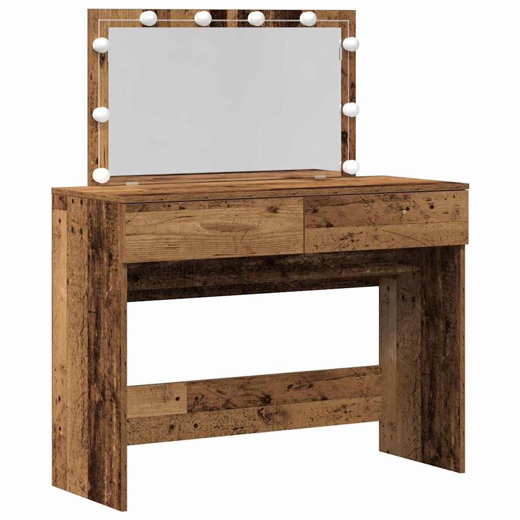 Toaletni stol Staro drvo 100 x 40 x 120 cm Konstruirano drvo