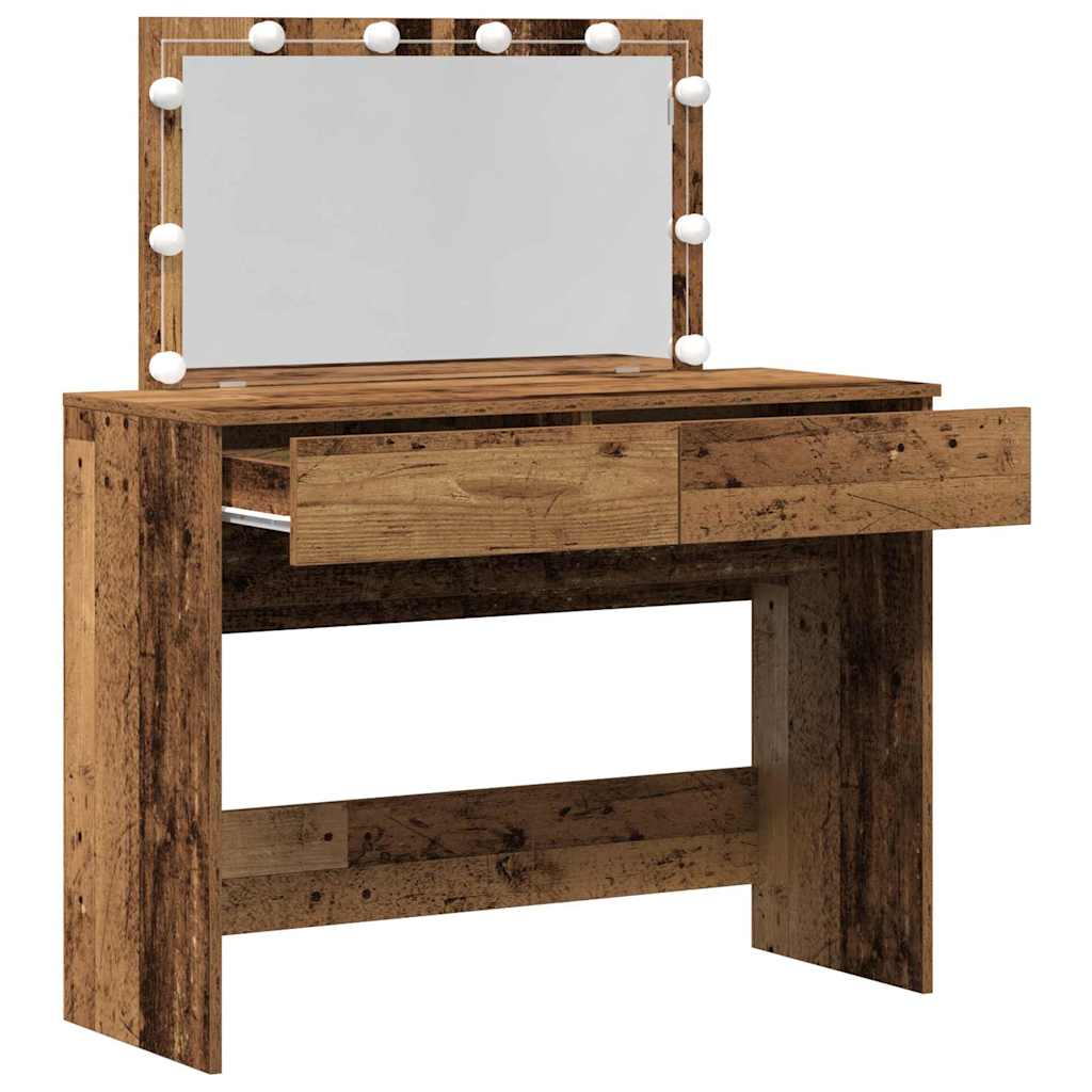 Toaletni stol Staro drvo 100 x 40 x 120 cm Konstruirano drvo