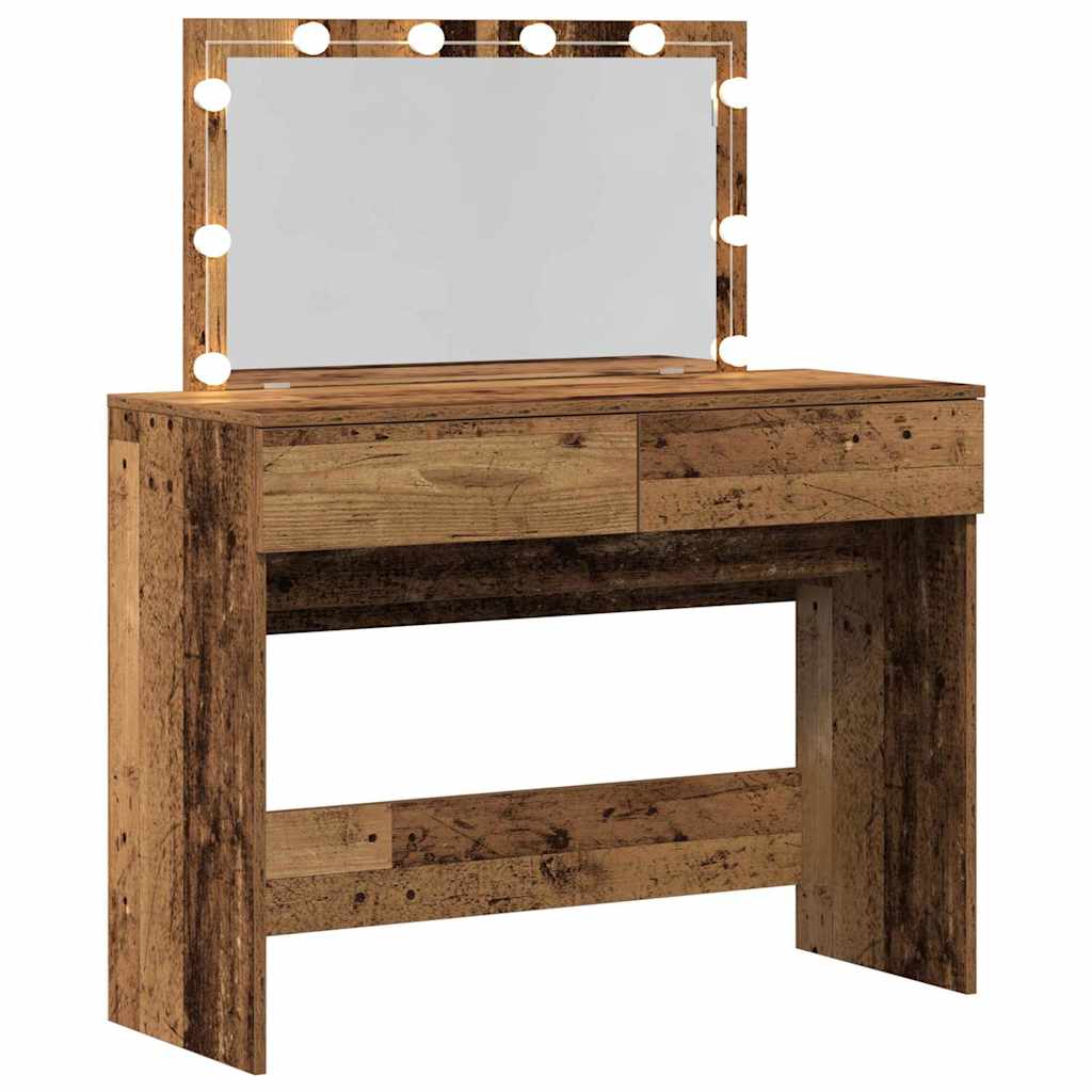 Toaletni stol Staro drvo 100 x 40 x 120 cm Konstruirano drvo