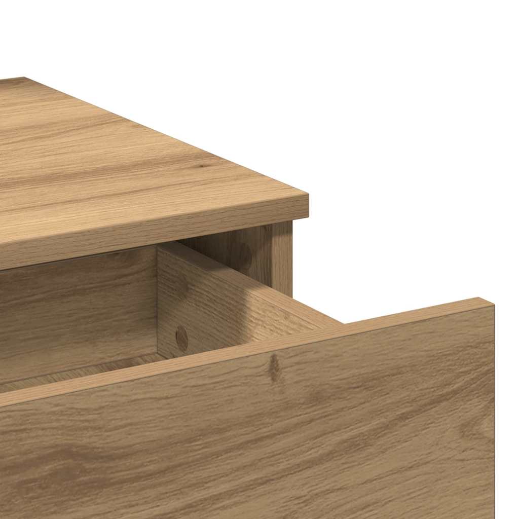 Toaletni stol s ladicama Umjetnički hrast 100 x 40 x 120 cm