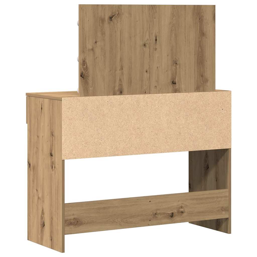 Toaletni stol s ladicama Umjetnički hrast 100 x 40 x 120 cm