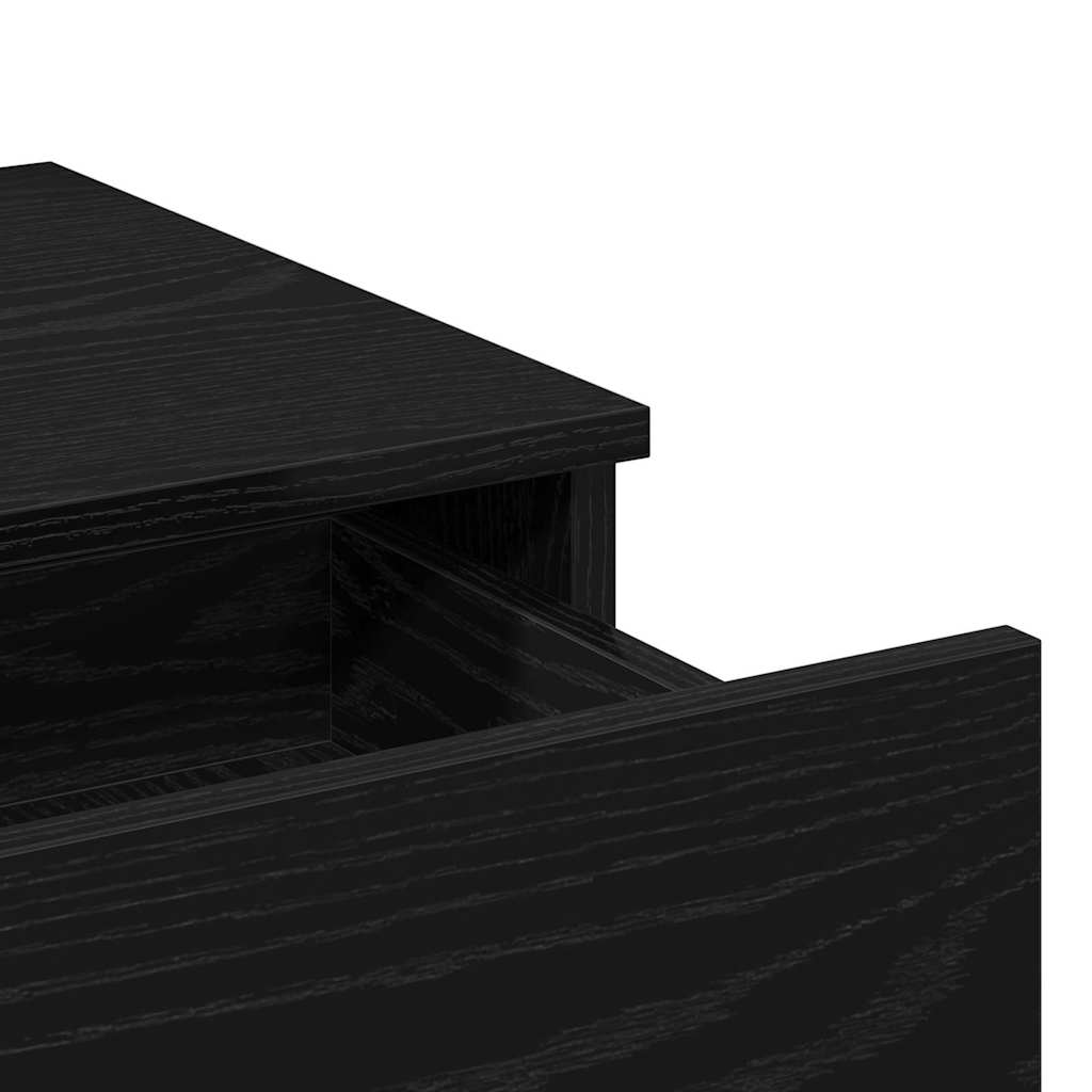 Toaletni stol Crni hrast 100 x 40 x 120 cm Konstruirano drvo