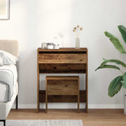 Kozmetički Stol Staro drvo 60 x 40 x 75 cm Konstruirano drvo