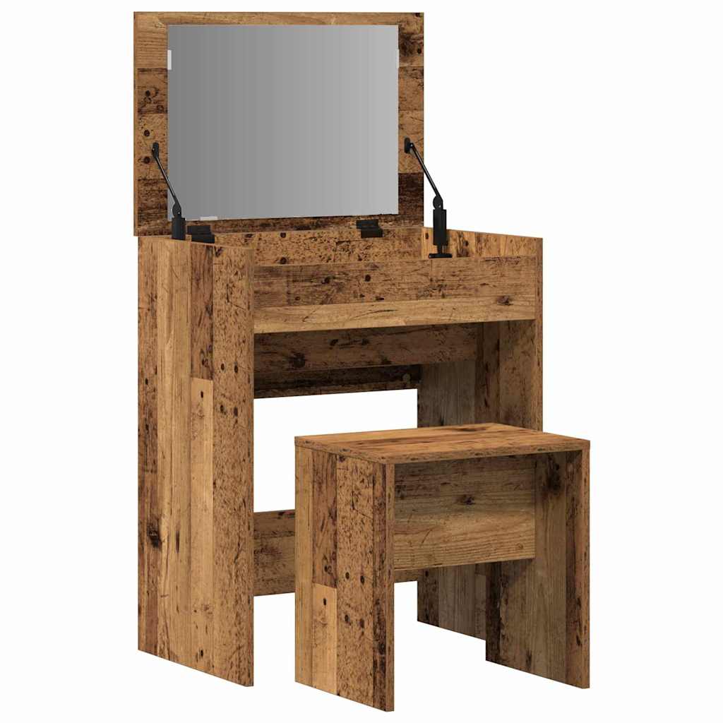 Kozmetički Stol Staro drvo 60 x 40 x 75 cm Konstruirano drvo