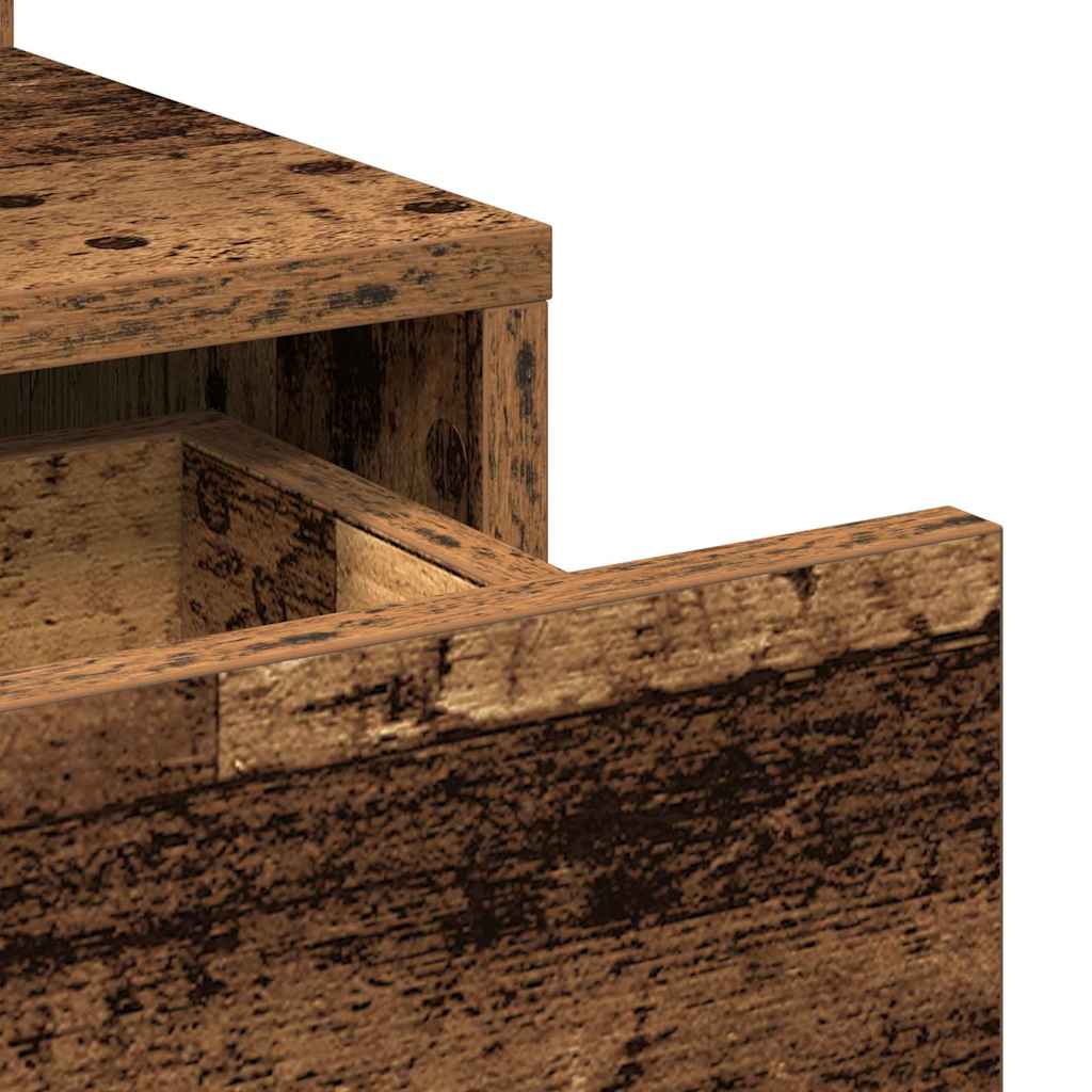 Toaletni stol Staro drvo 80 x 35 x 132 cm Konstruirano drvo