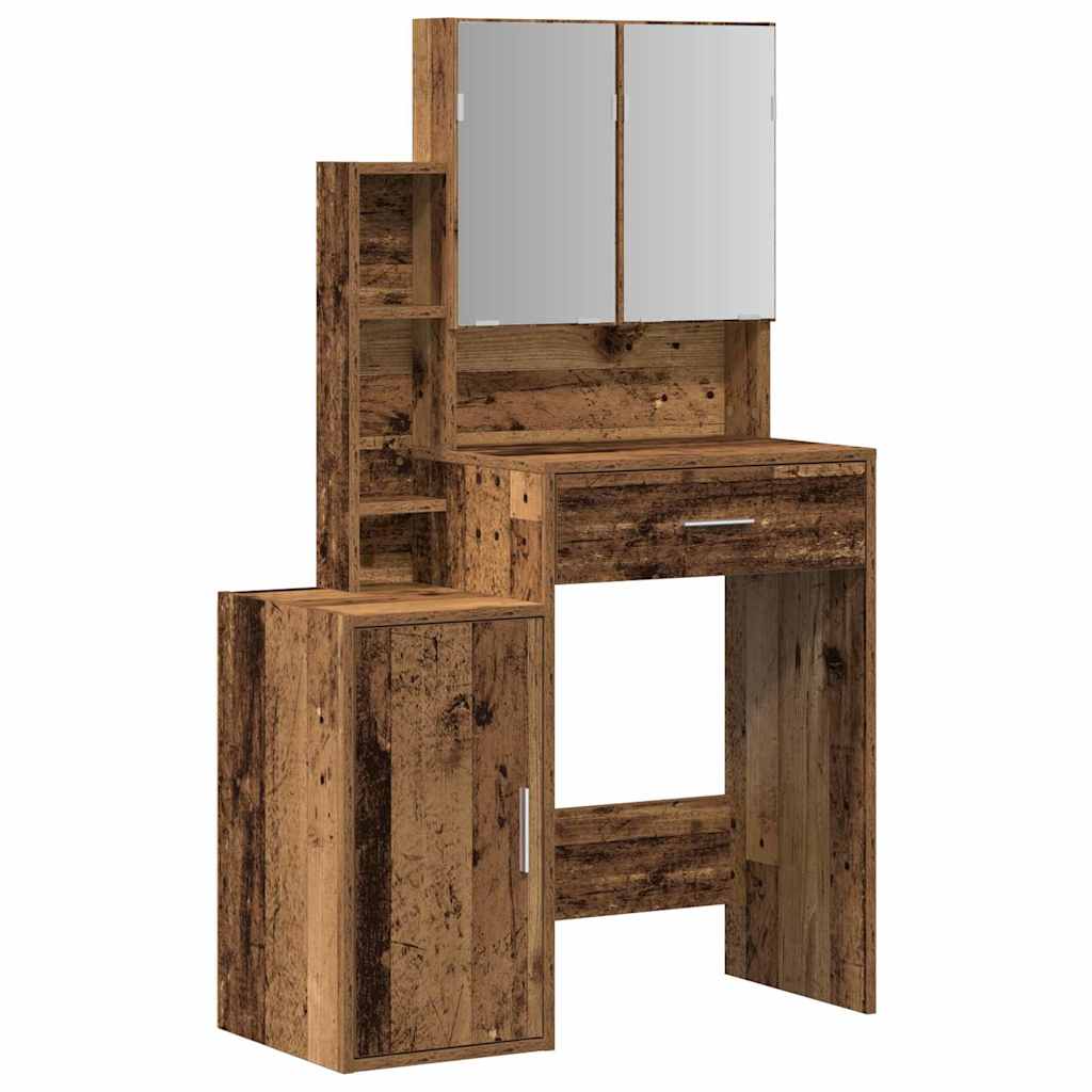 Toaletni stol Staro drvo 80 x 35 x 132 cm Konstruirano drvo