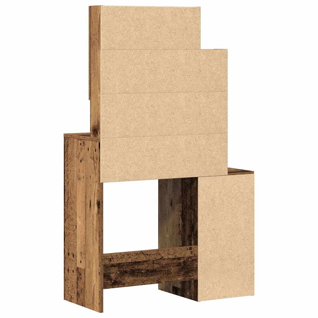 Toaletni stol Staro drvo 80 x 35 x 132 cm Konstruirano drvo