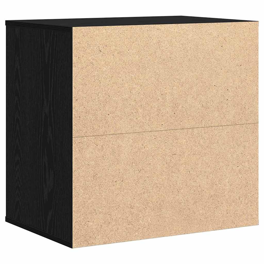 Ormar s ladicama Crna 61 x 41 x 58 cm Konstruirano drvo