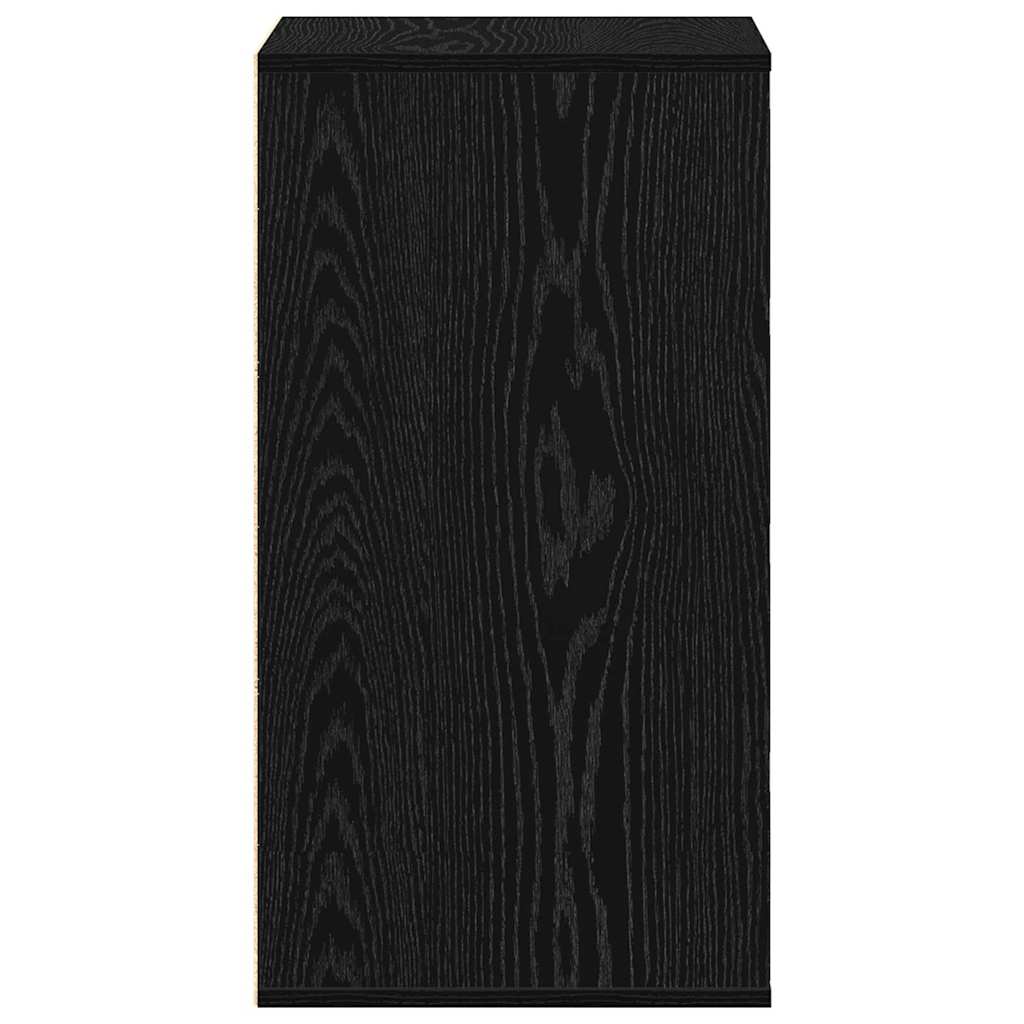 Ormar s ladicama Crna 40 x 41 x 76 cm Konstruirano drvo