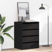 Ormar s ladicama Crna 60 x 41 x 76 cm Konstruirano drvo