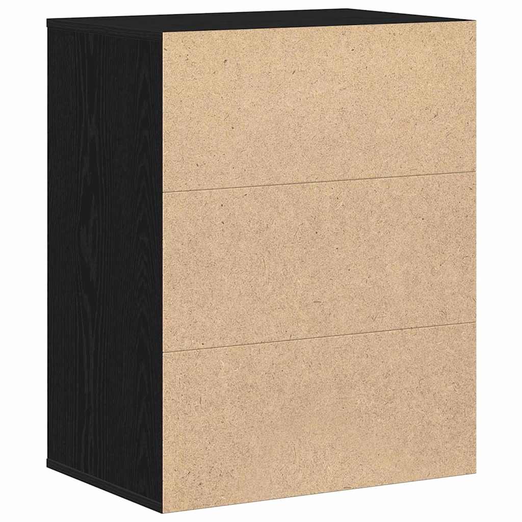 Ormar s ladicama Crna 60 x 41 x 76 cm Konstruirano drvo