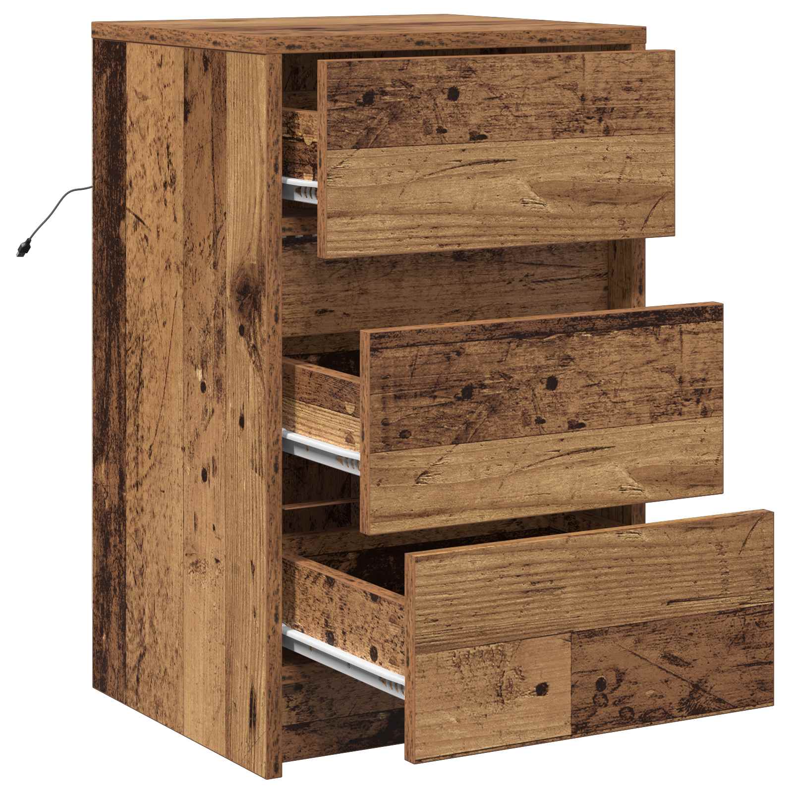 Noćni ormar Staro drvo 38 x 34 x 61 cm Konstruirano drvo