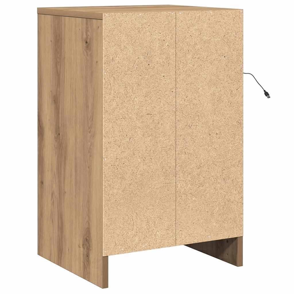 Noćni ormar Umjetnički hrast 38 x 34 x 61 cm Konstruirano drvo