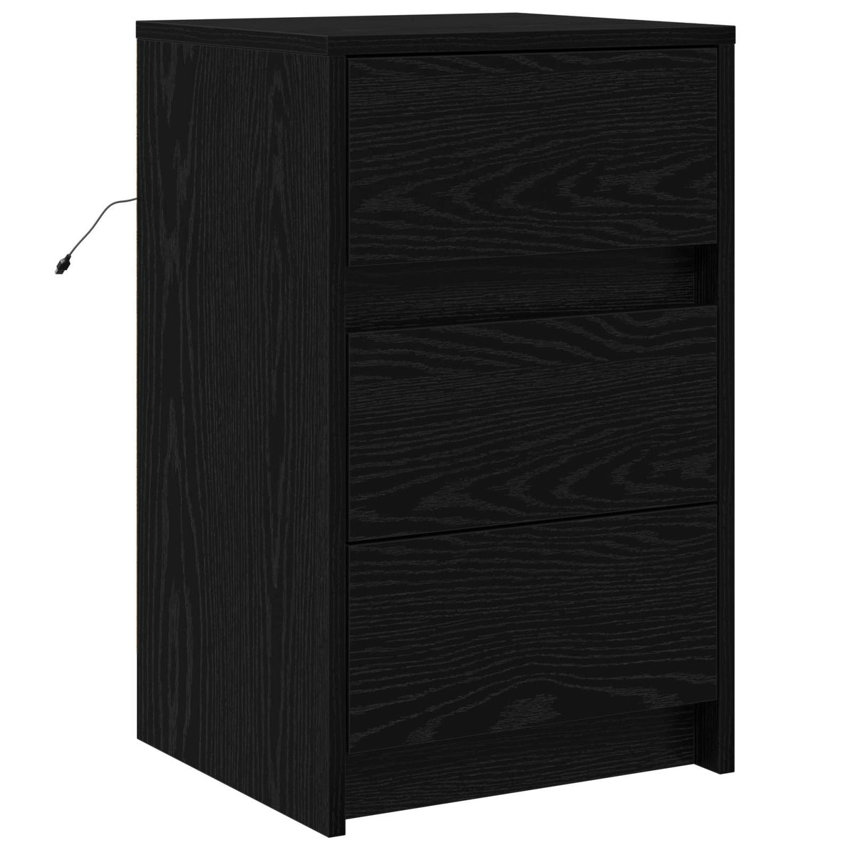 Noćni ormar Crni hrast 38 x 34 x 61 cm Konstruirano drvo