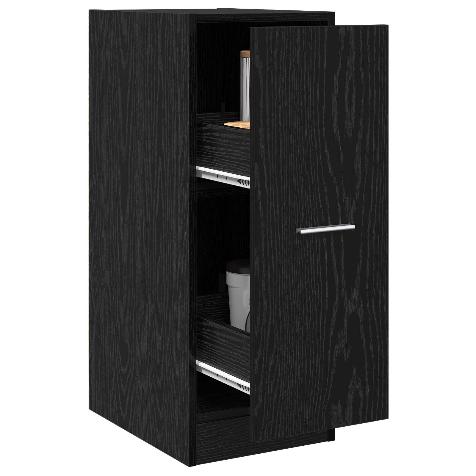 Apoteka za pohranu Crni hrast 30 x 41 x 77.5 cm