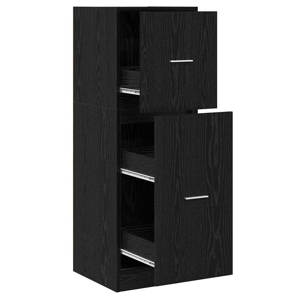 Apoteka za pohranu Crni hrast 40 x 41 x 118 cm