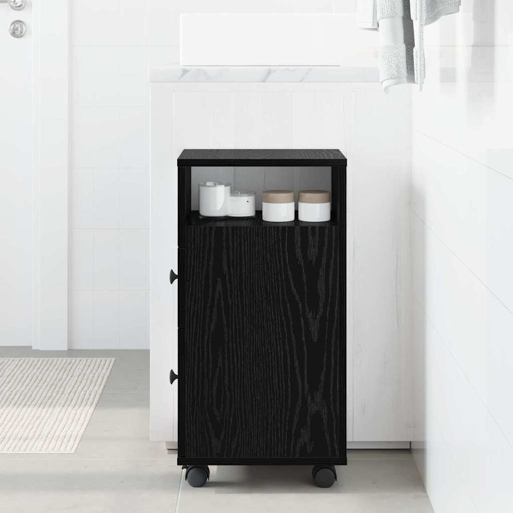 Set namještaja za kupaonicu Zidne Crni hrast 33 x 23 x 65 cm