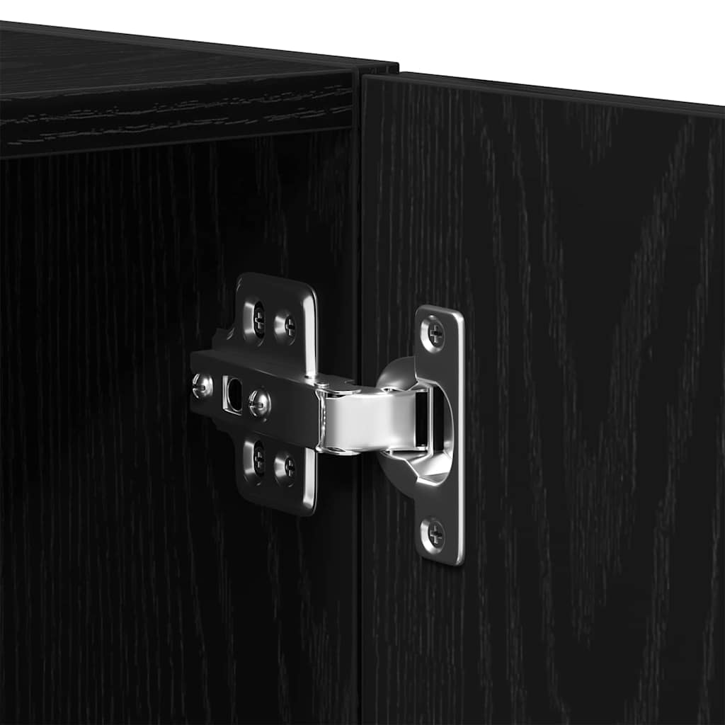 Ormar za Zid Crni hrast 70 x 42.5 x 40 cm Konstruirano drvo