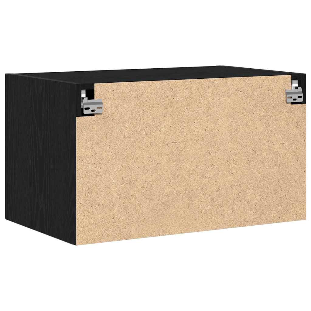 Ormar za Zid Crni hrast 70 x 42.5 x 40 cm Konstruirano drvo