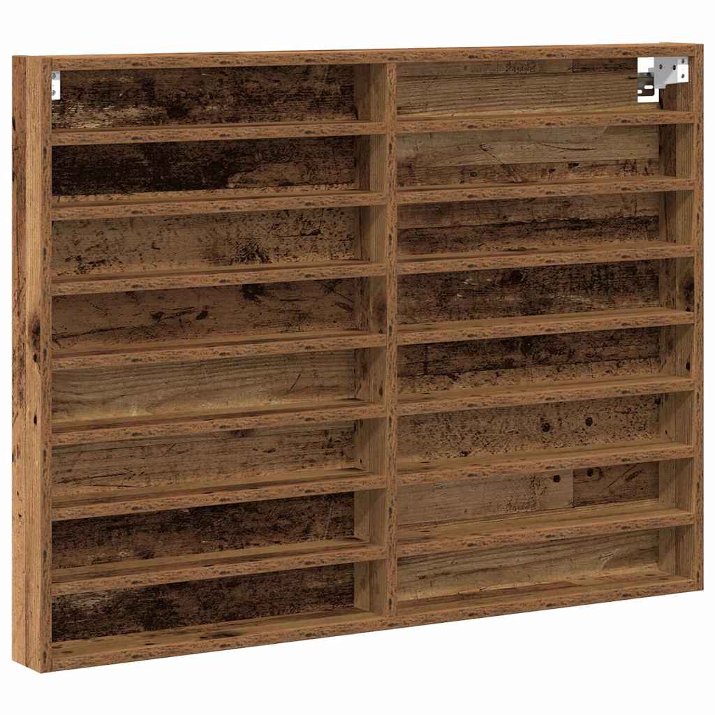 Ormar za izlaganje s policom Zidne Staro drvo 100 x 8,5 x 75 cm