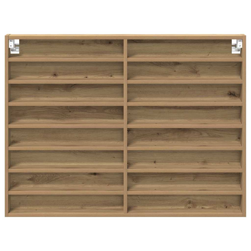 Ormar za izlaganje s policom Umjetnički hrast 100 x 8,5 x 75 cm