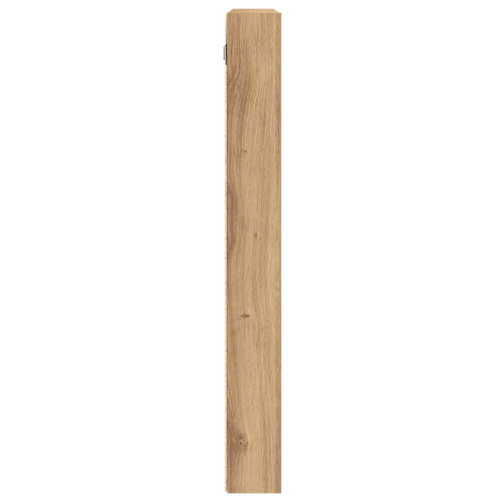 Ormar za izlaganje s policom Umjetnički hrast 100 x 8,5 x 75 cm
